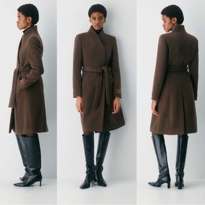 Aritzia The Heirloom Coat Soft Wool Cashmere size XXS /2XS NWT $350